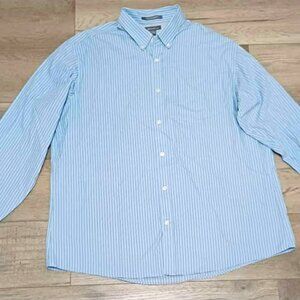 Long Sleeve Wrinkle Free Clothing Men's XL Button-down collar  Eddie Bauer